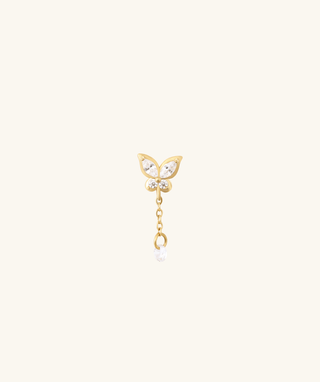 Butterfly Drop Stud