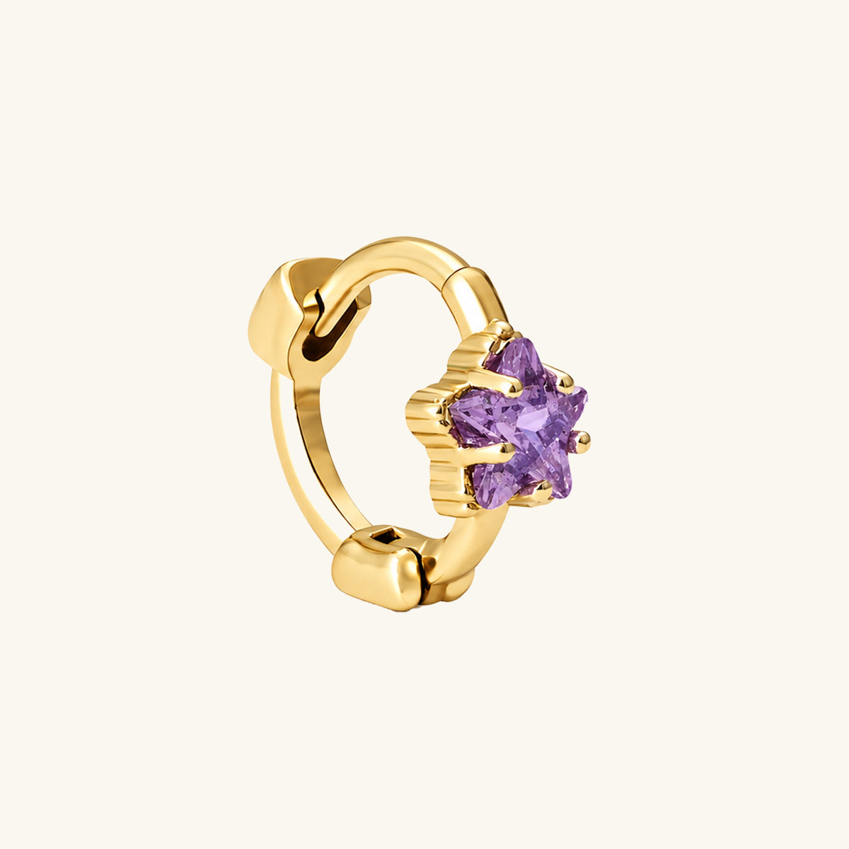 Charming Star Helix Hoop
