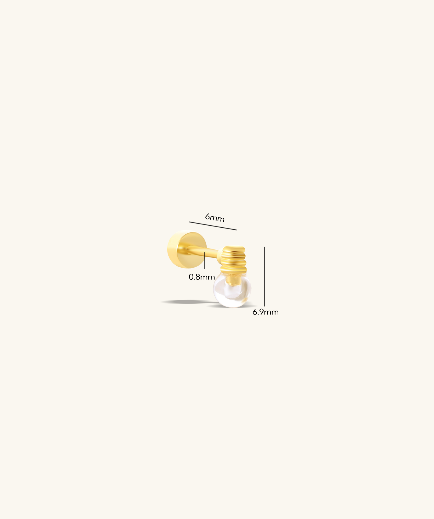 MiniBulb Stud - OumoJewelry