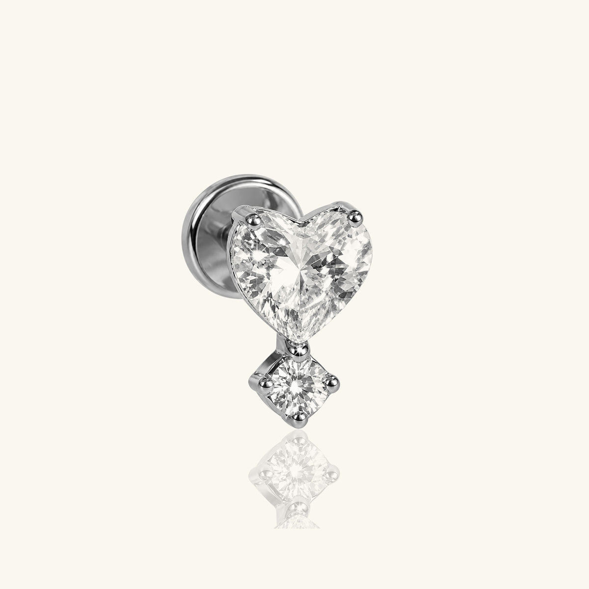 Titanium Keira Stud - OumoJewelry