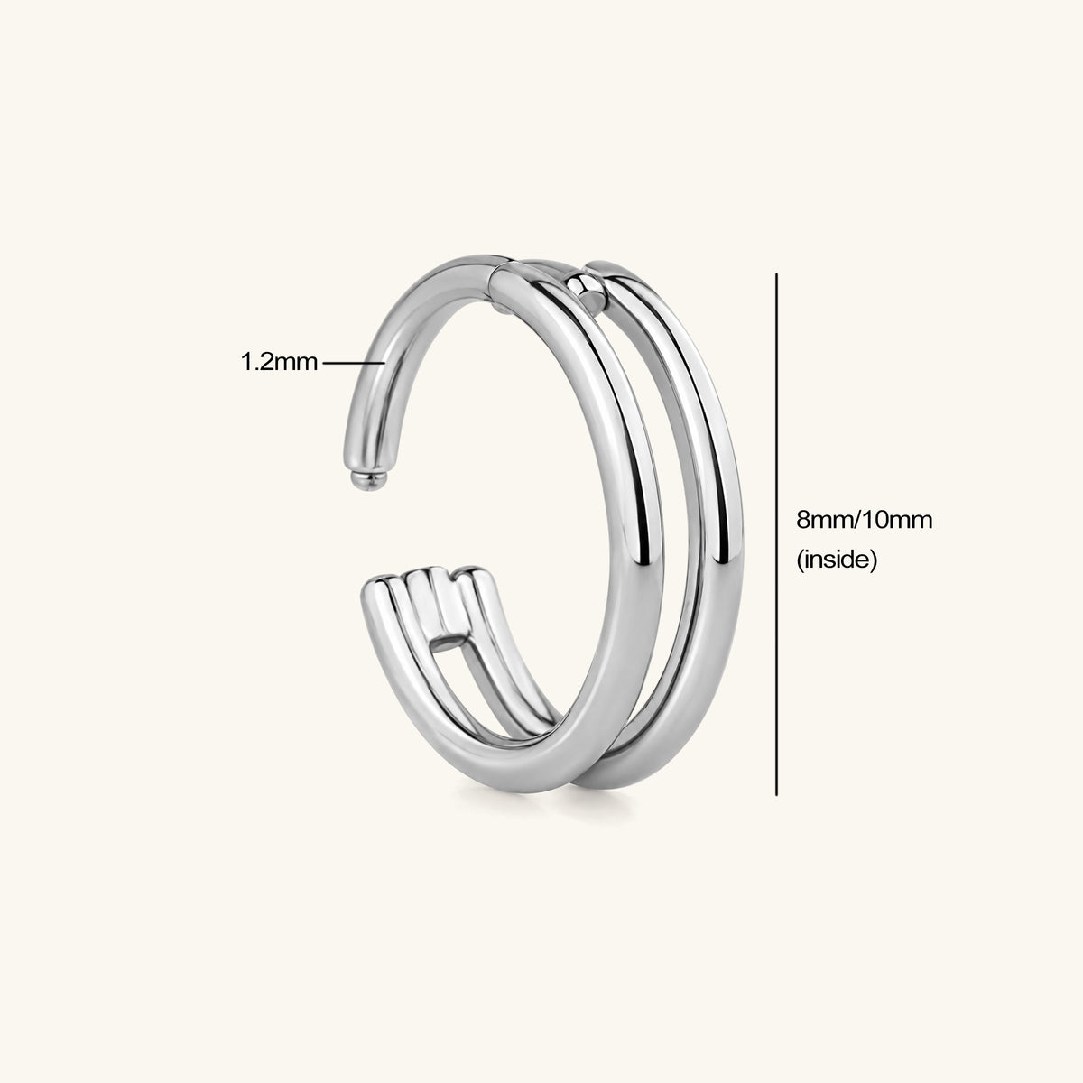 Basic Titanium Clicker Hoop