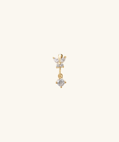 Butterfly Drop Helix Hoop