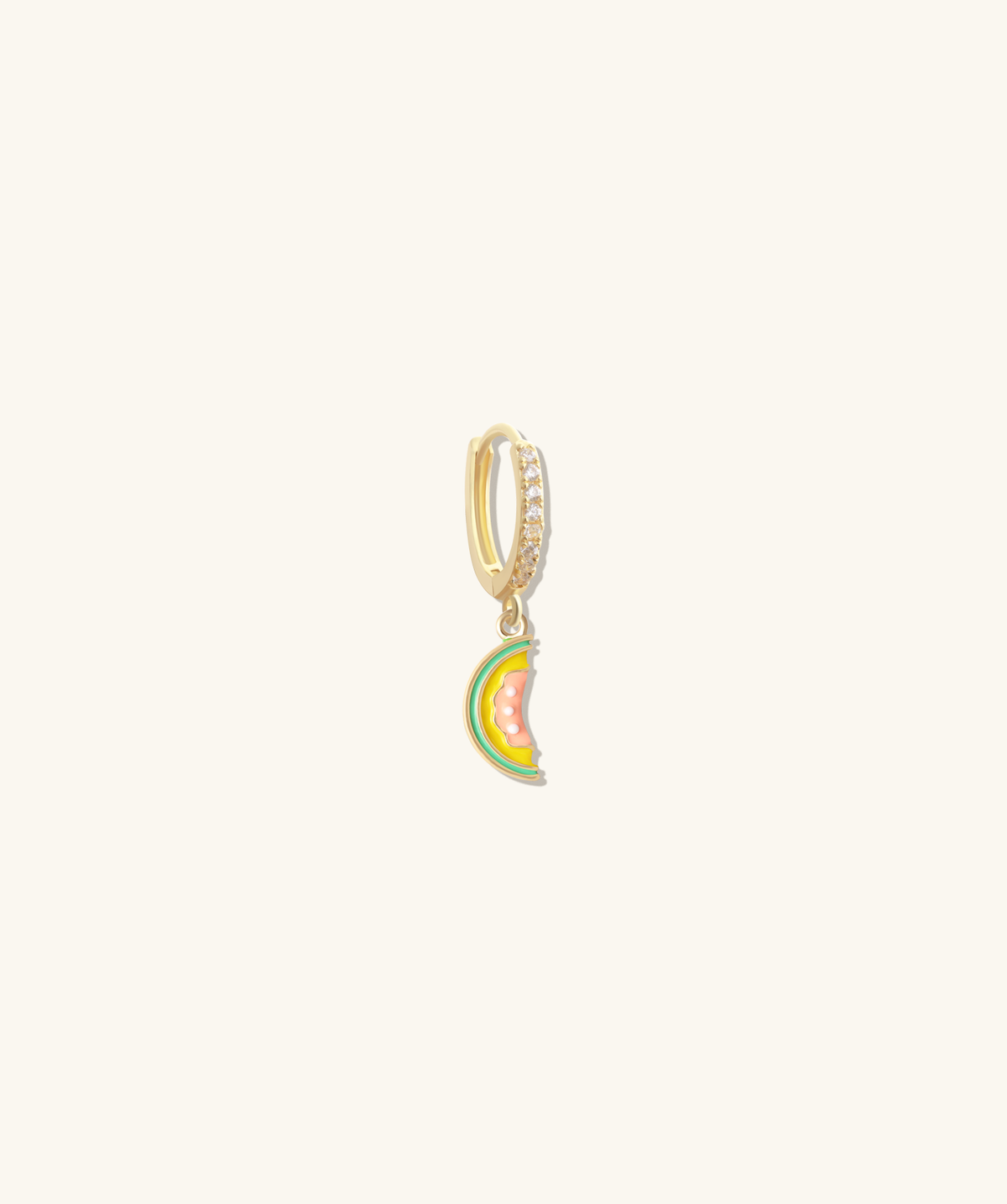 Watermelon Charm - Brass - Oumo Jewelry