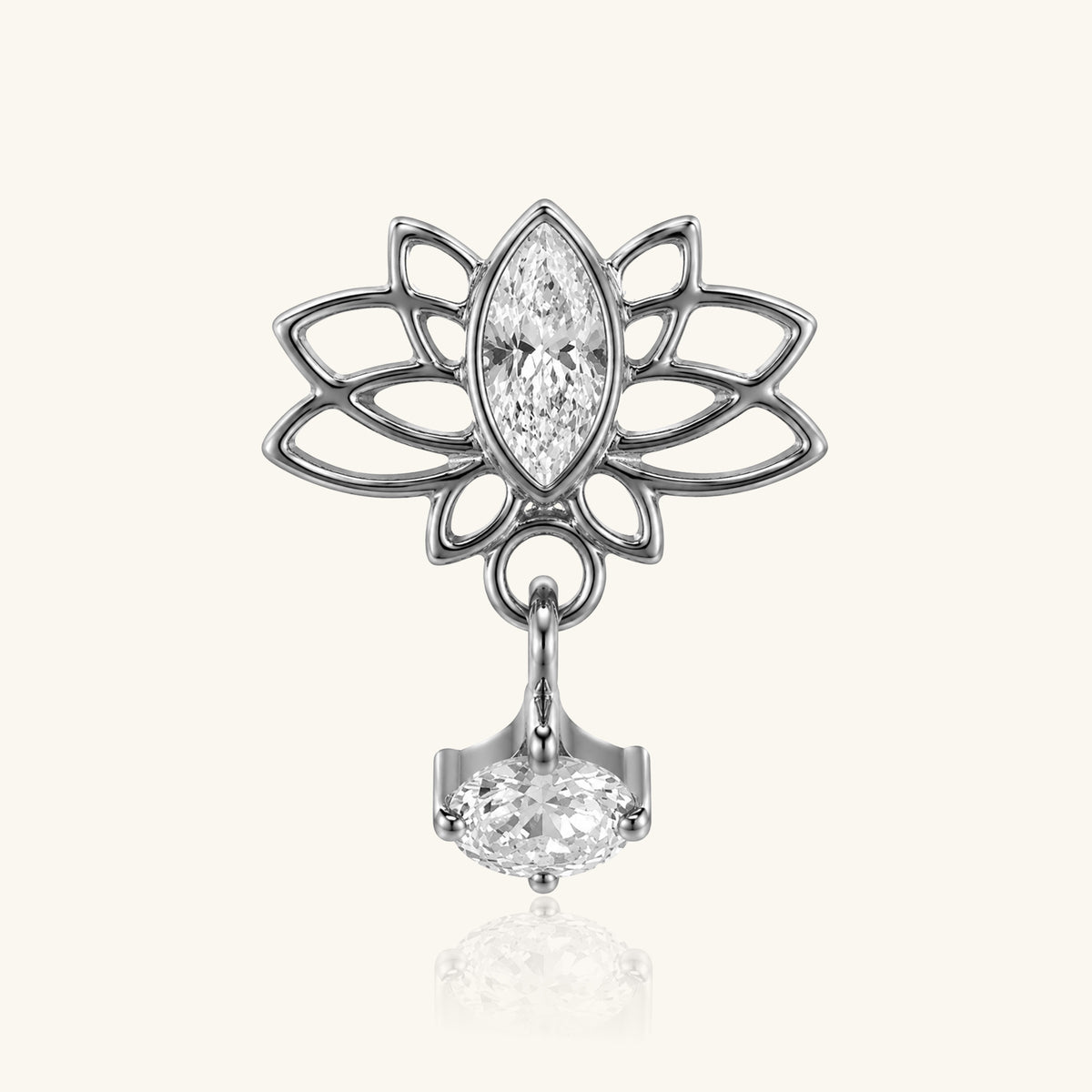 Titanium Cassia Stud