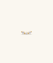 Radiant Trio Stud - Stainless Steel - Upper Lobe, Helix, Flat - Oumo Jewelry