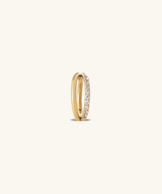 Twilight Curve Clicker Hoop - OumoJewelry