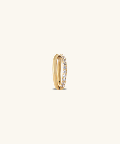 Shiny Double Layer Clicker Hoop