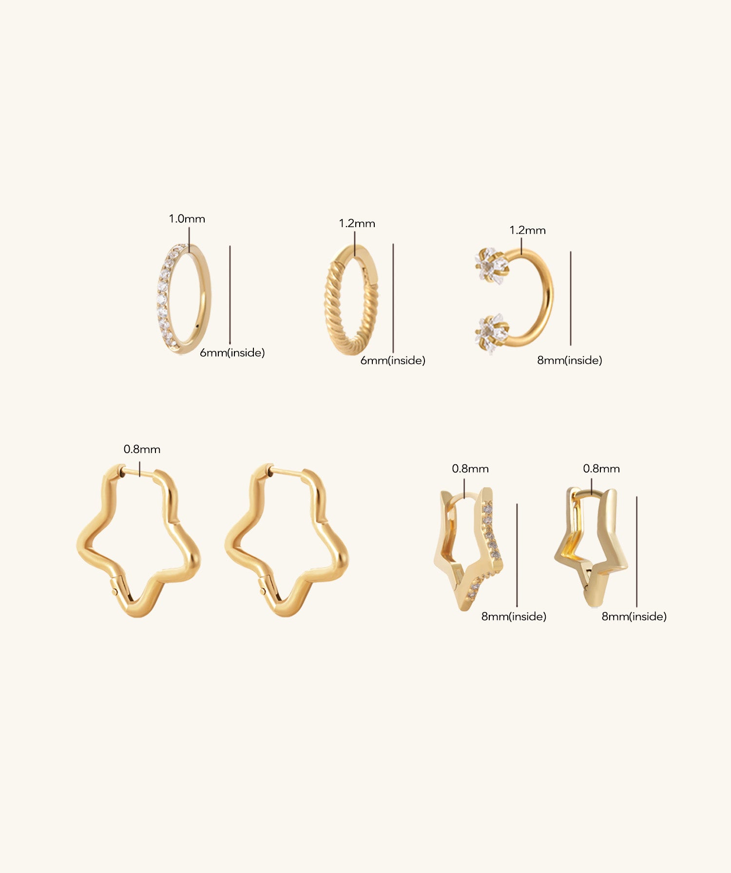 Oriel Star Set - OumoJewelry