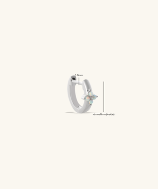 Petal Hoop - OumoJewelry