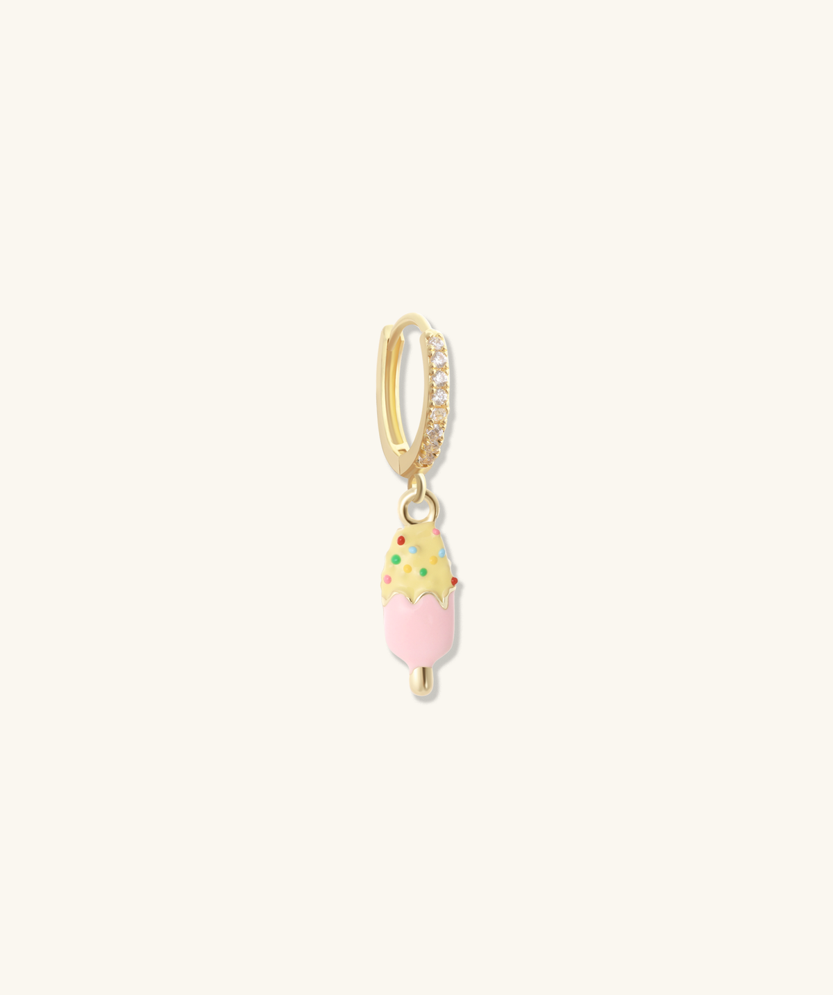 Candy Cone charm - Brass - Oumo Jewelry