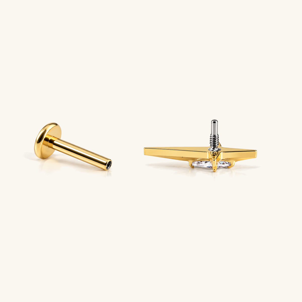 Titanium Junia Stud - OumoJewelry