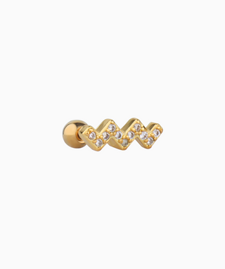 Wavy Stud - OumoJewelry