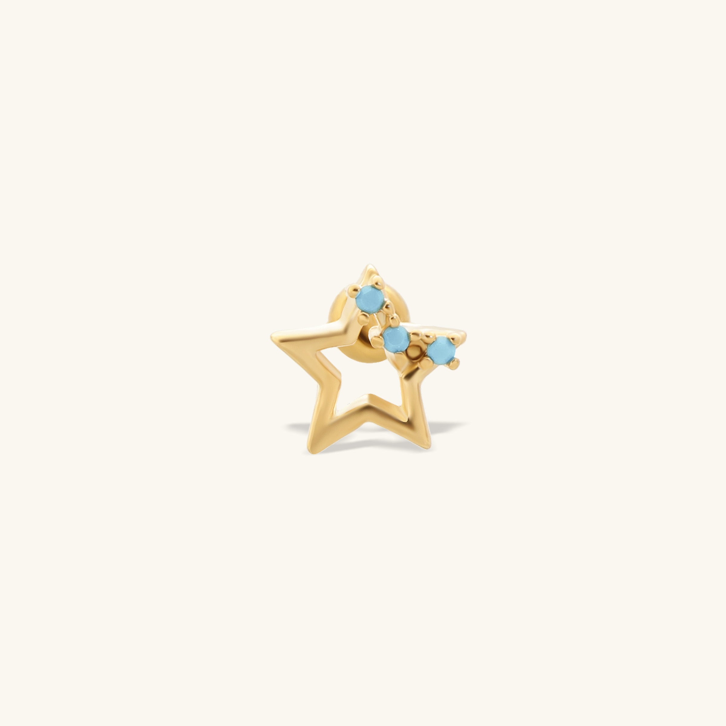 Cyril Star Stud - OumoJewelry
