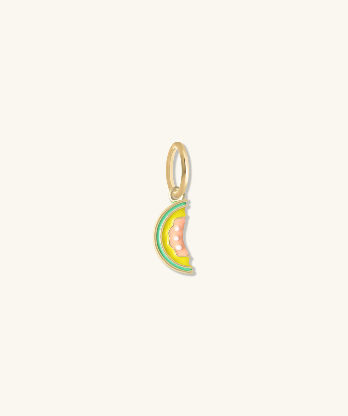 Watermelon Charm - Brass - Oumo Jewelry