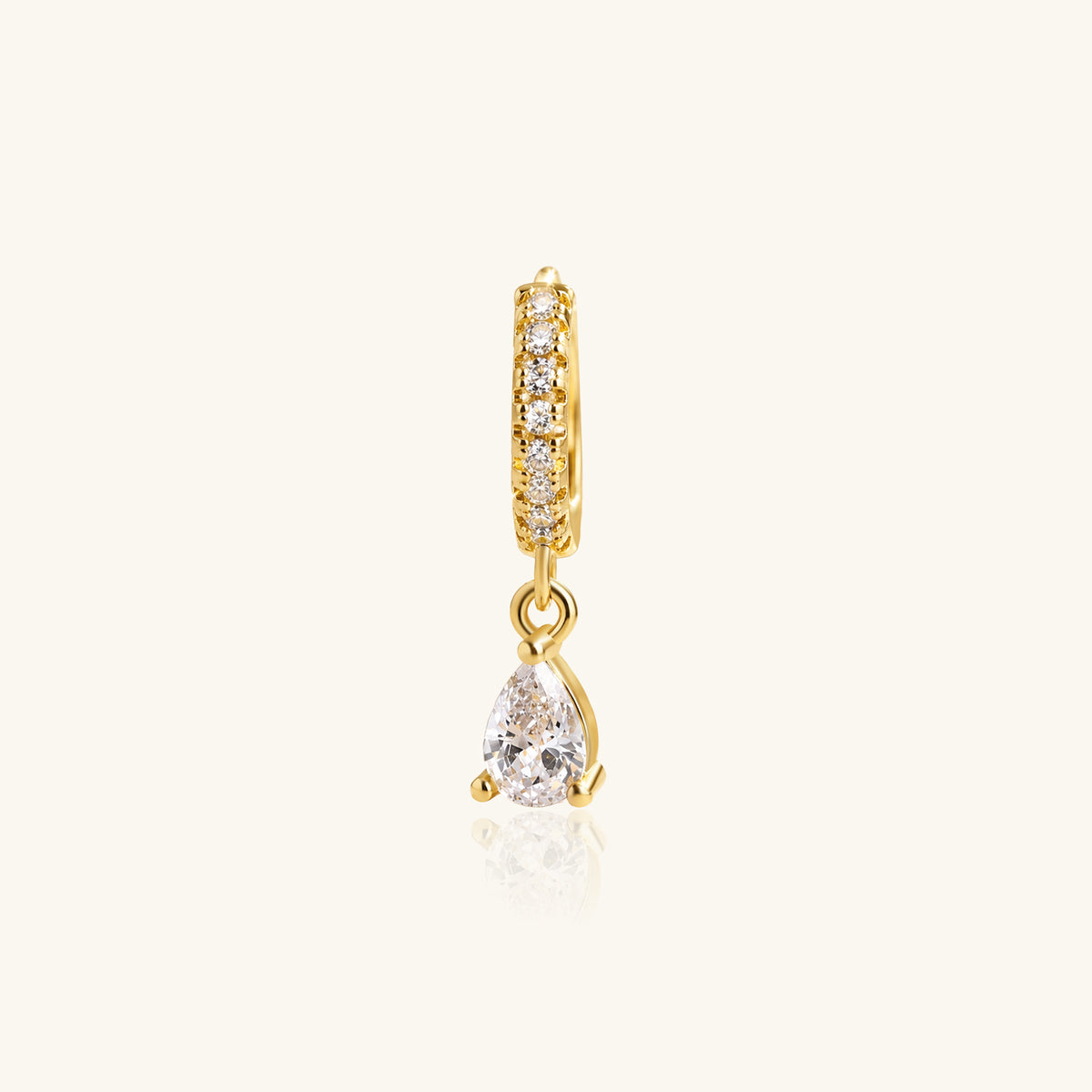 Vanna Hoop - Brass - Lobe - Oumo Jewelry