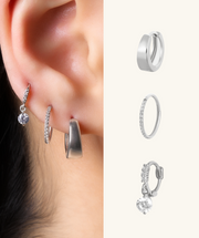 Silver Elegance Set - Brass - Oumo Jewelry