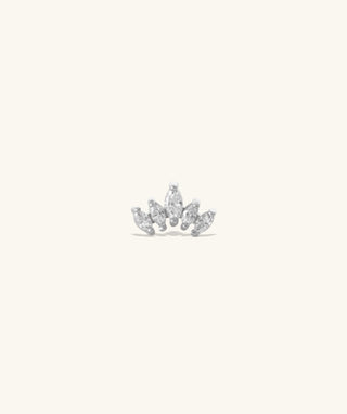Crown Flatback Stud - OumoJewelry