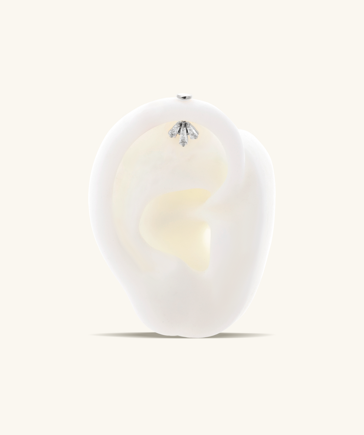 Bloom Vertical Helix Stud - Stainless Steel - Vertical Helix - Oumo Jewelry