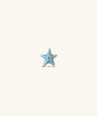 Enamel Starfish Stud - OumoJewelry