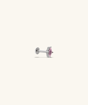 Gem Stud - Stainless Steel - Helix, Forward Helix, Upper Lobe - Oumo Jewelry