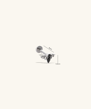 Titanium Bat Stud - OumoJewelry
