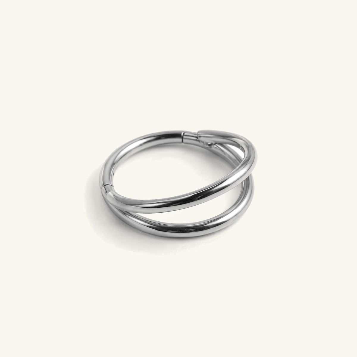 Titanium Faye Clicker Hoop