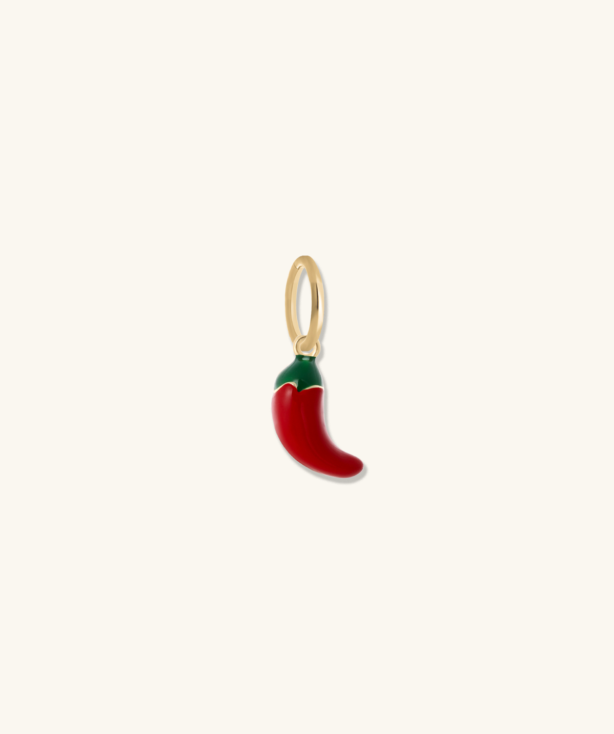 Chili Charm - Brass - Oumo Jewelry