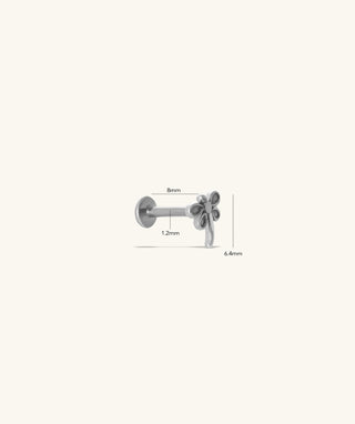 Titanium Dragonfly Flatback Stud - OumoJewelry