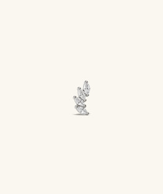 Marquise Titanium Stud - OumoJewelry