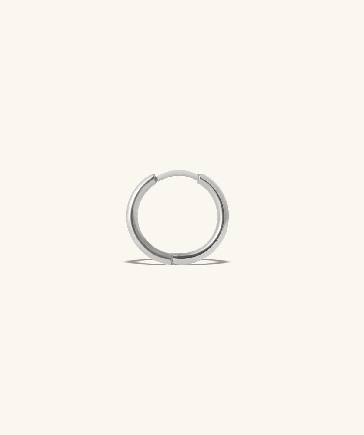 Classic Comfort Hoop - Stainless Steel - Lobe, Helix - Oumo Jewelry