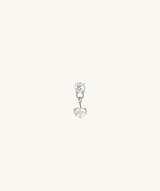 Titanium Gem Flatback Drop - OumoJewelry
