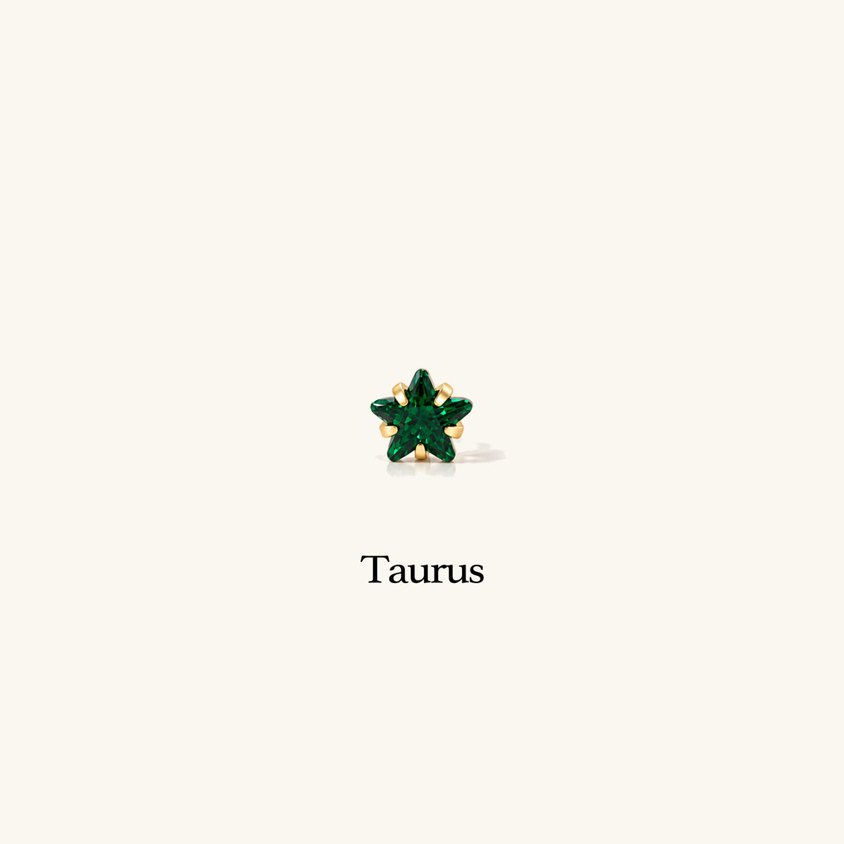 Titanium Zodiac Stars Stud