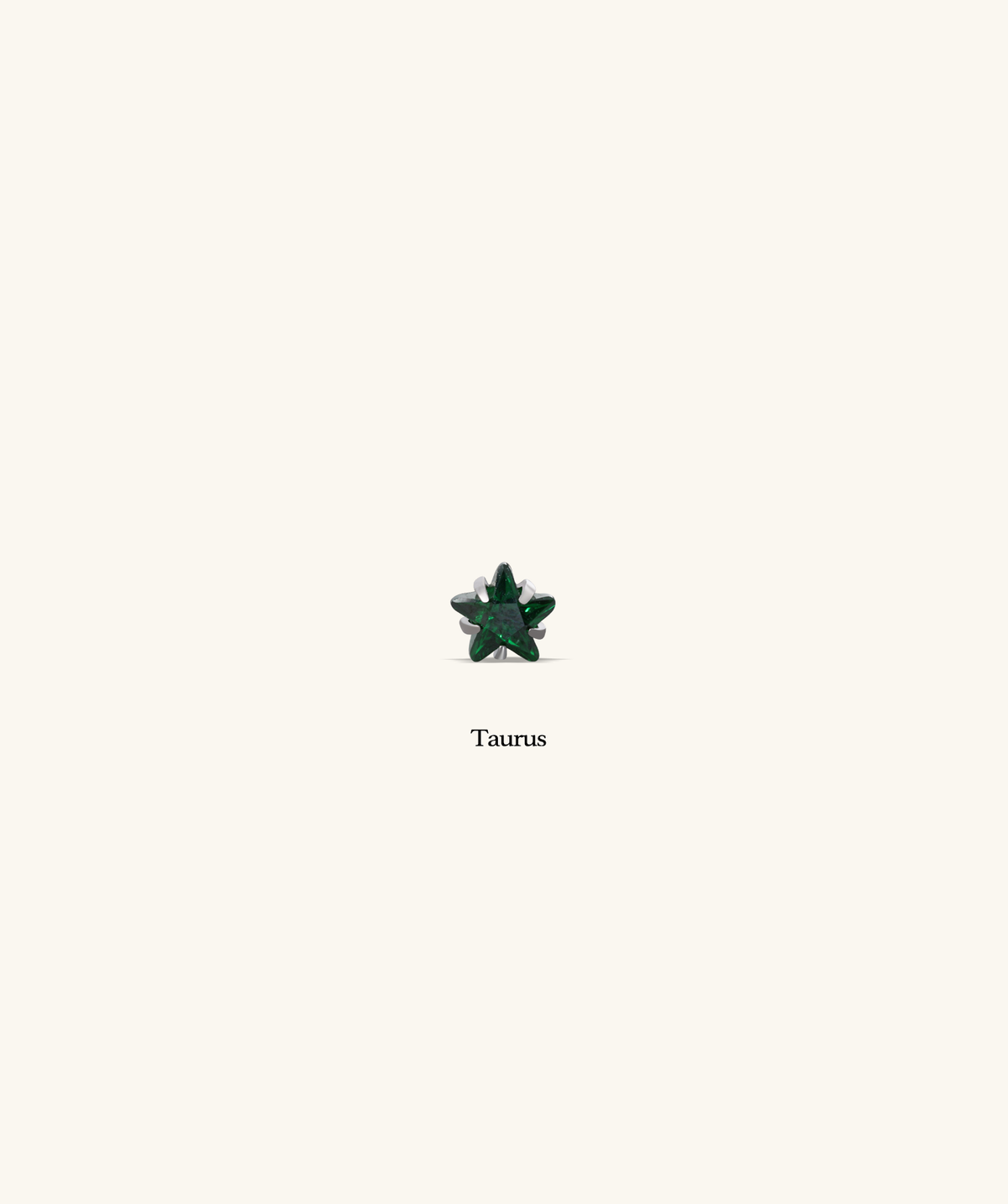 Titanium Zodiac Stars Stud - Titanium - Upper Lobe, Forward Helix, Flat - Oumo Jewelry