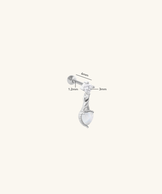 Charm Heart Drop - OumoJewelry