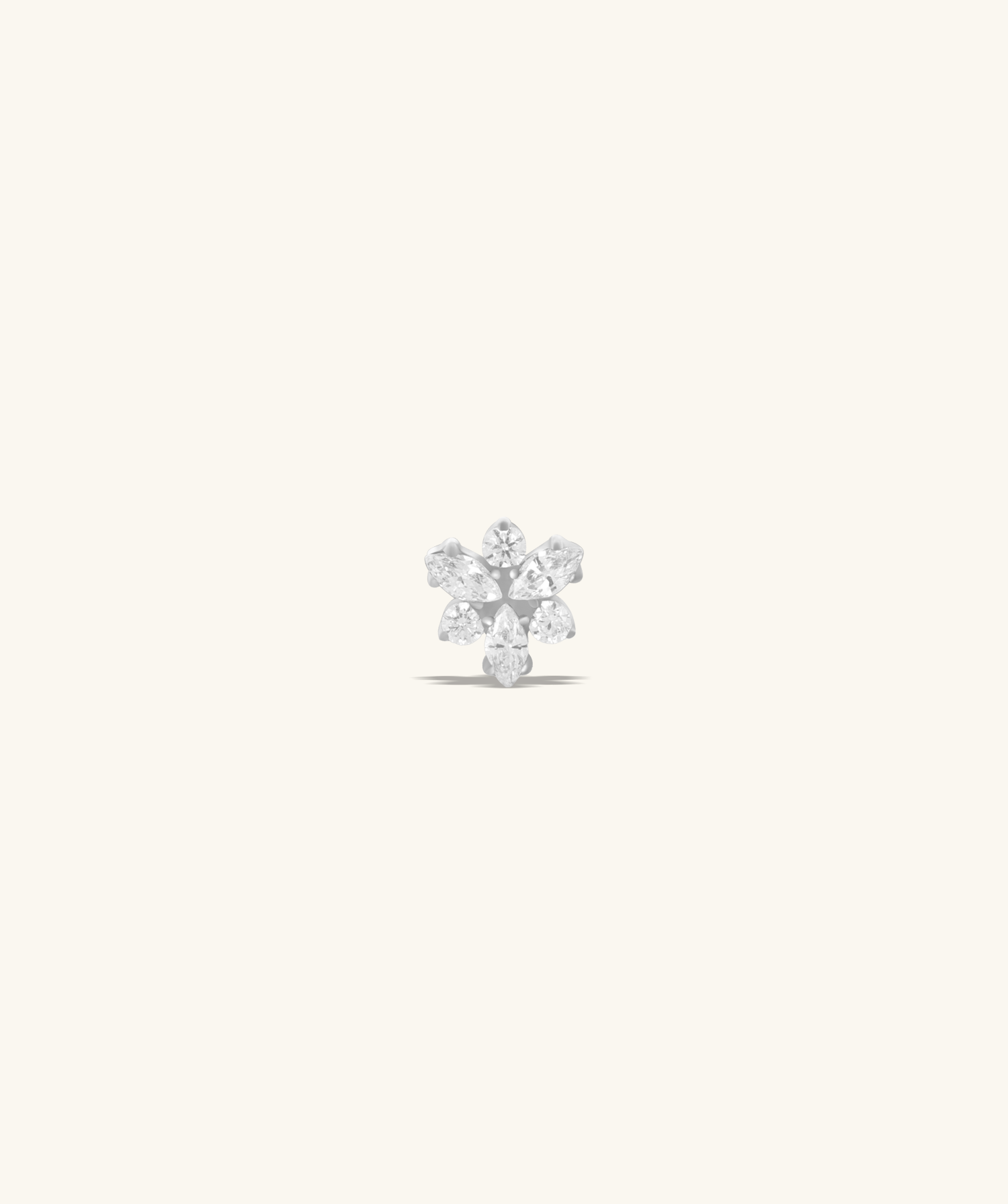 Titanium Shiny Dragonfly Flatback Stud - OumoJewelry
