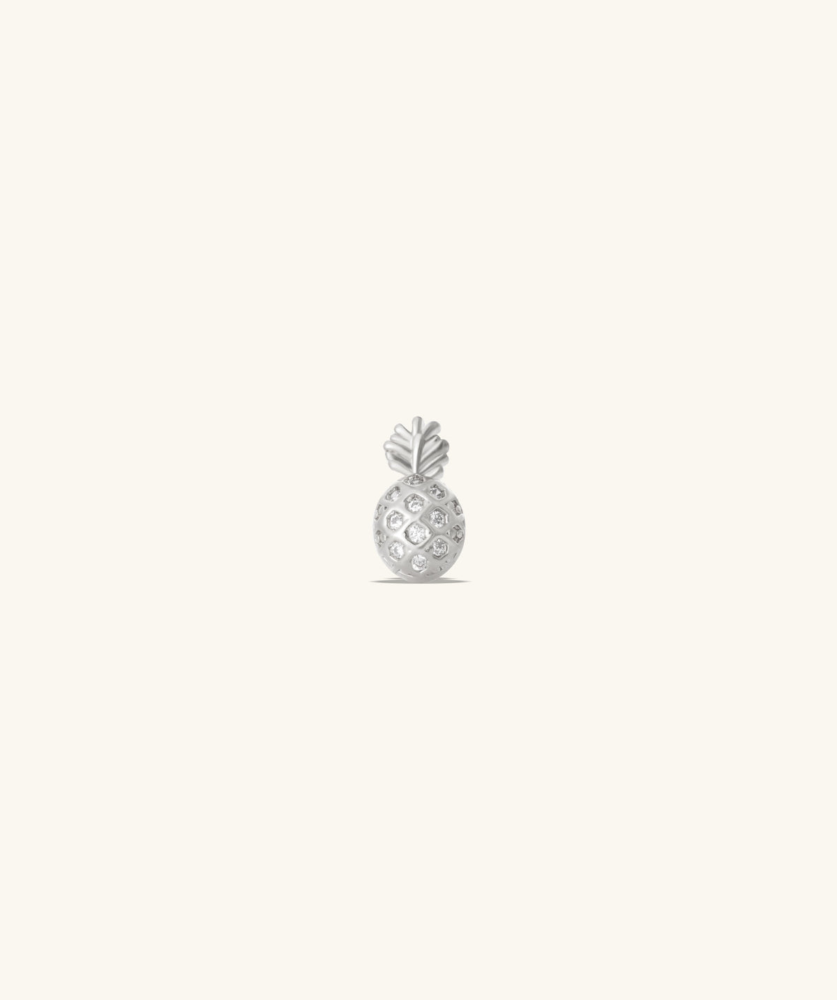 Cute Pineapple Stud - Stainless Steel - Upper Lobe, Helix, Flat - Oumo Jewelry