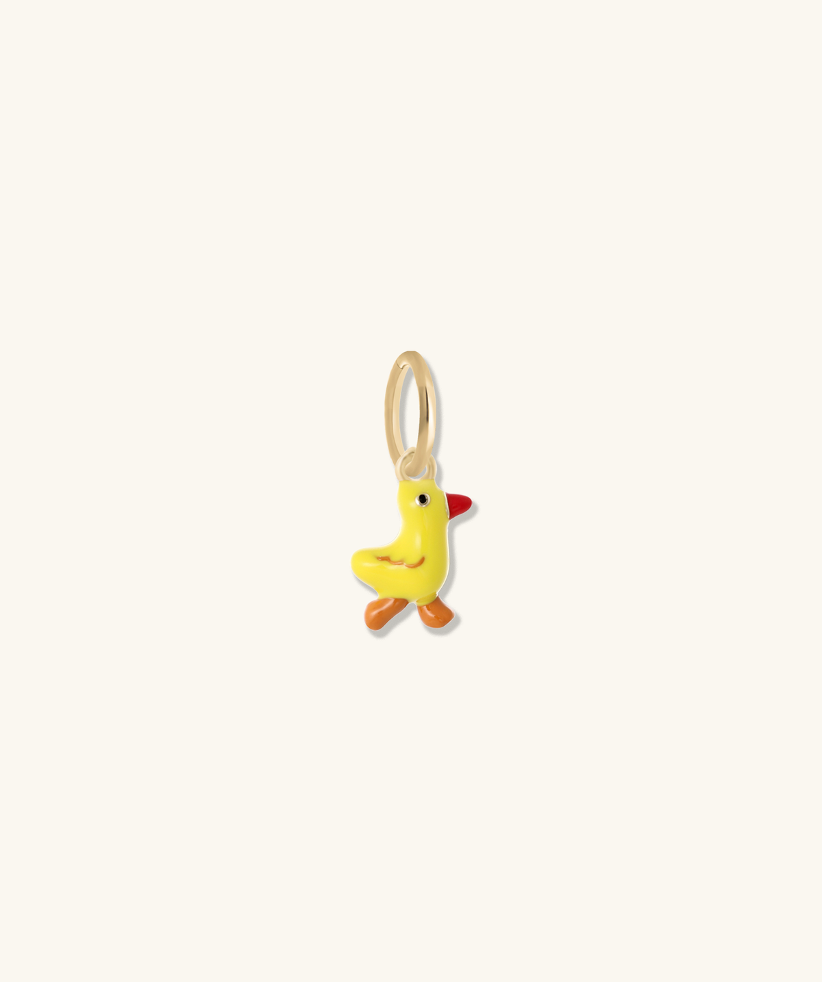 Sunny Bird charm - Brass - Oumo Jewelry