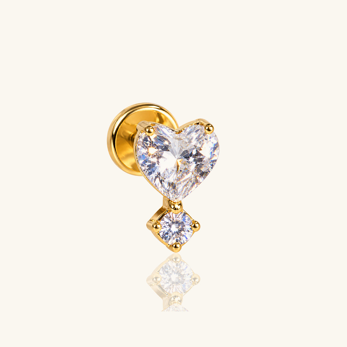 Titanium Keira Stud - OumoJewelry