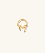 Claw Arc Clicker Hoop - Stainless Steel - Daith, Septum - Oumo Jewelry
