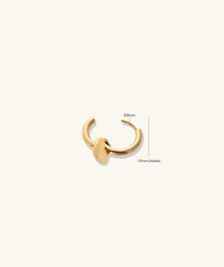 Classic Puffed Heart Drops - OumoJewelry