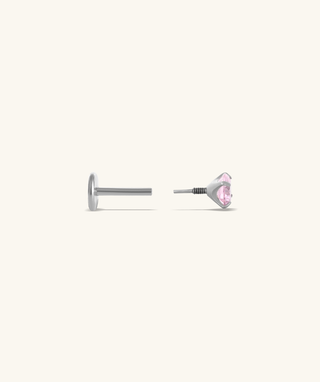 Titanium Sparkle Rainbow Stud