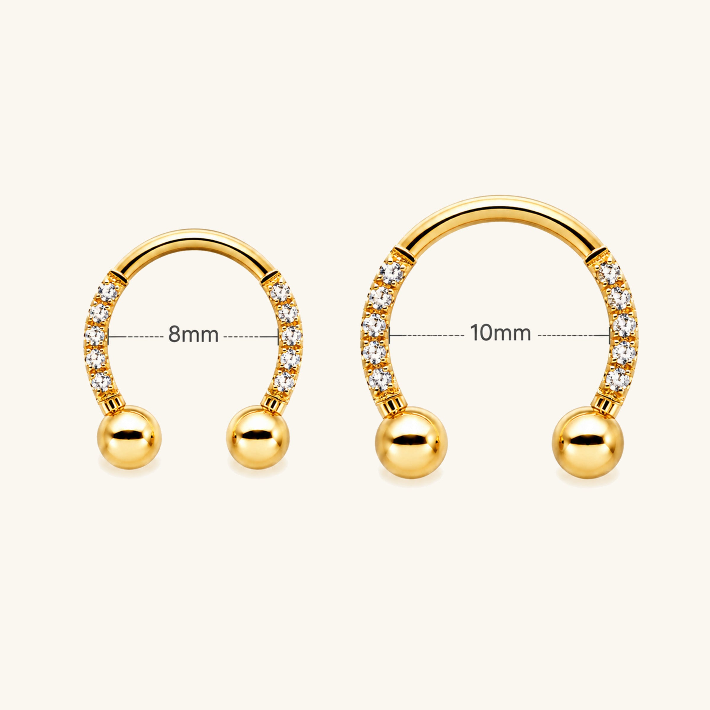 Gia Horseshoe Rings