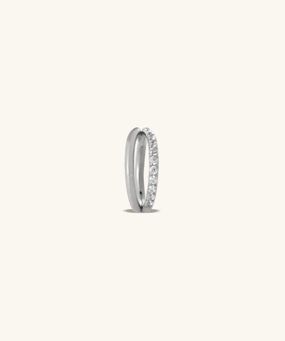 Shiny Double Layer Clicker Hoop