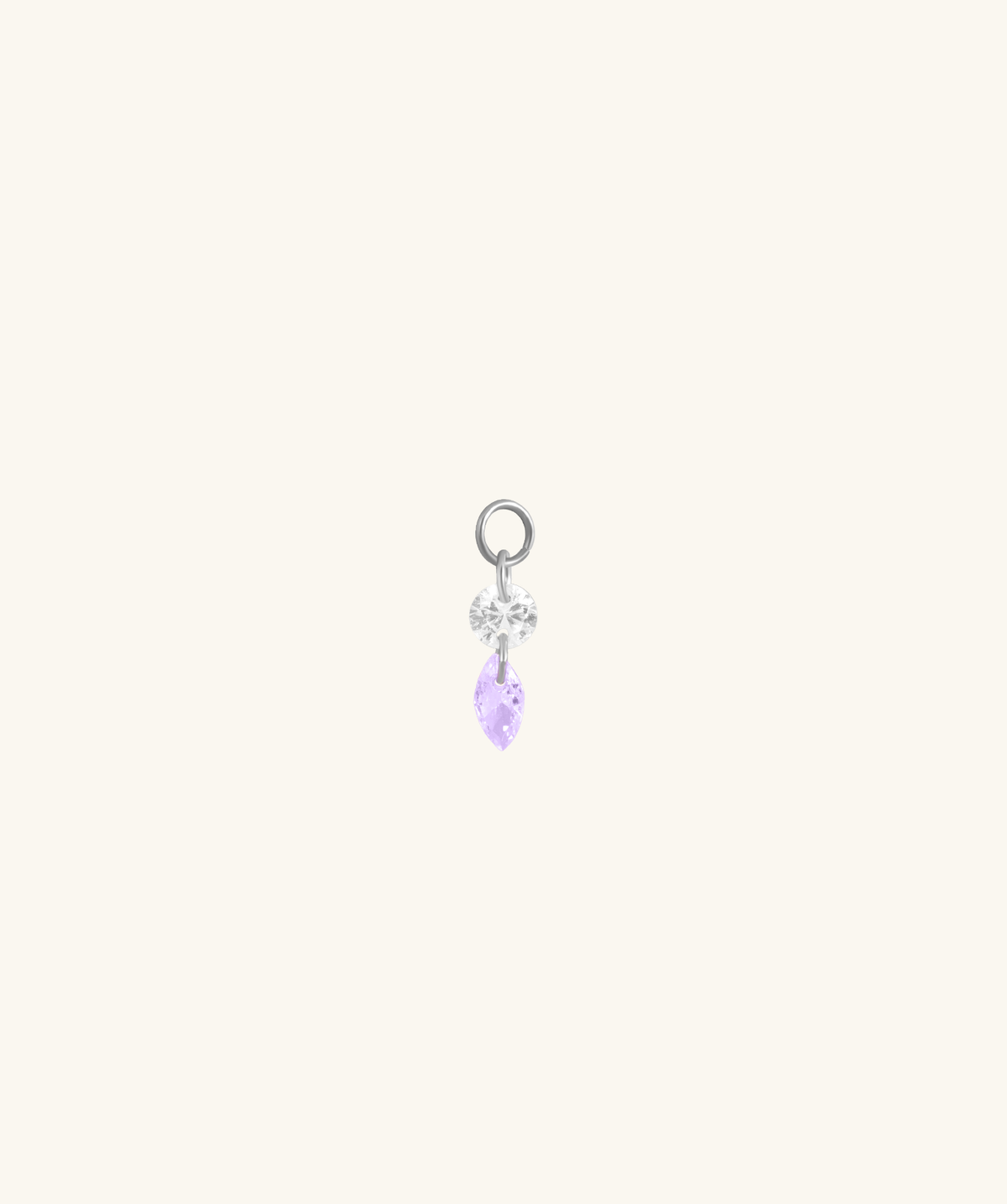 Carys Maquise Charm Drop - Stainless Steel - Oumo Jewelry