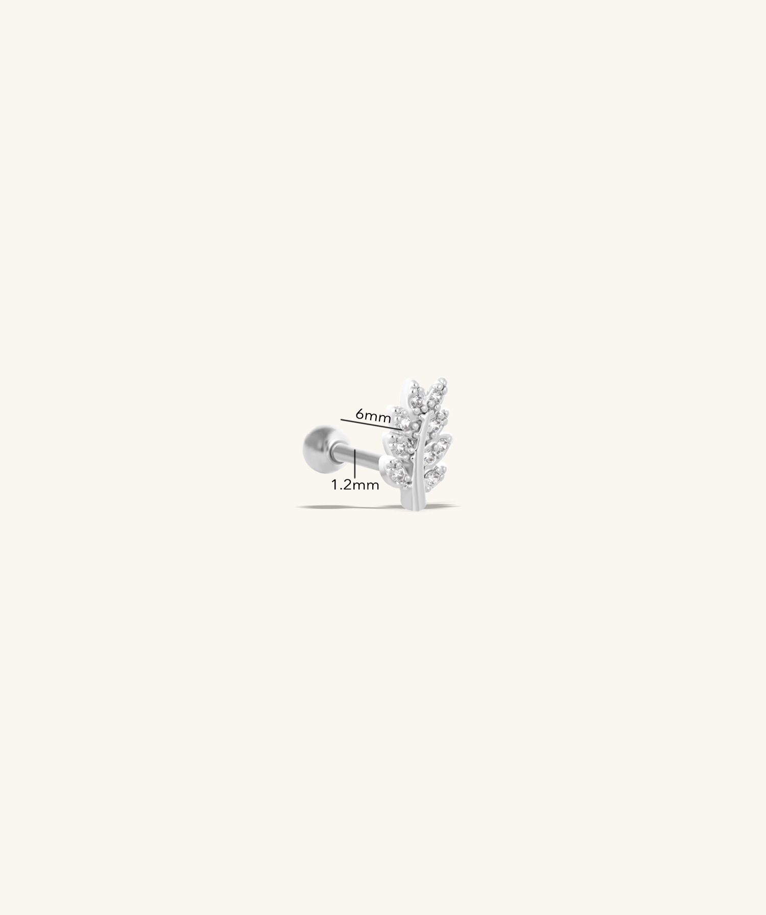 Delicate Leaf Stud - OumoJewelry