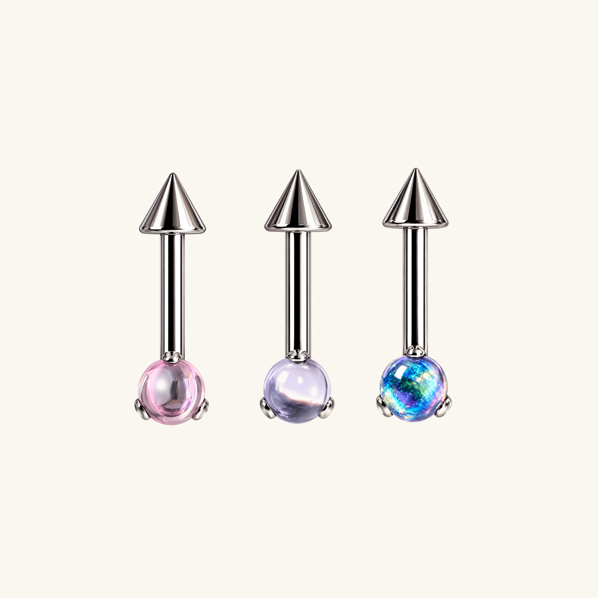 Titanium Kiana Vertical Helix - OumoJewelry