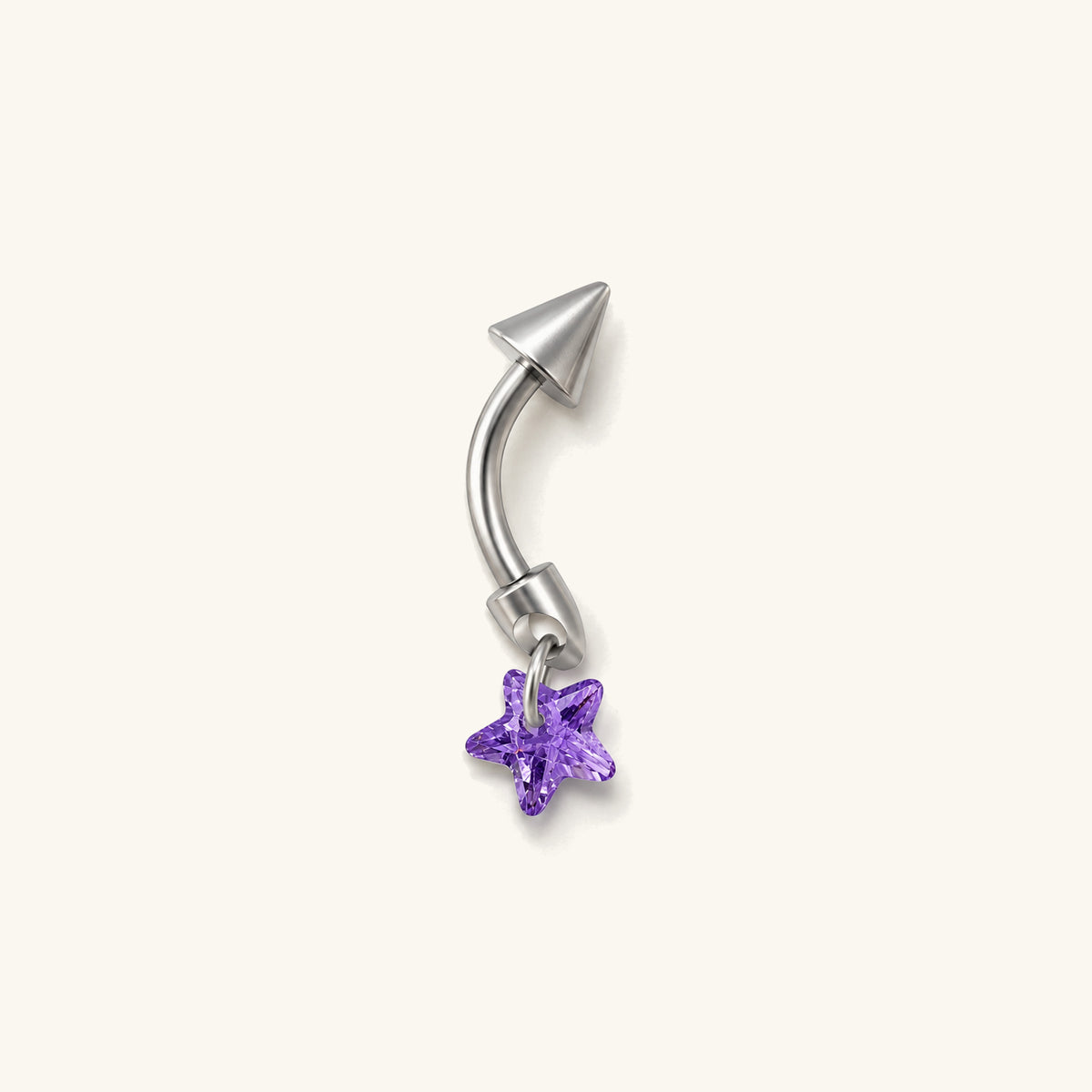 Titanium Star Drop Barbell