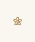 Floral Flatback Stud - OumoJewelry