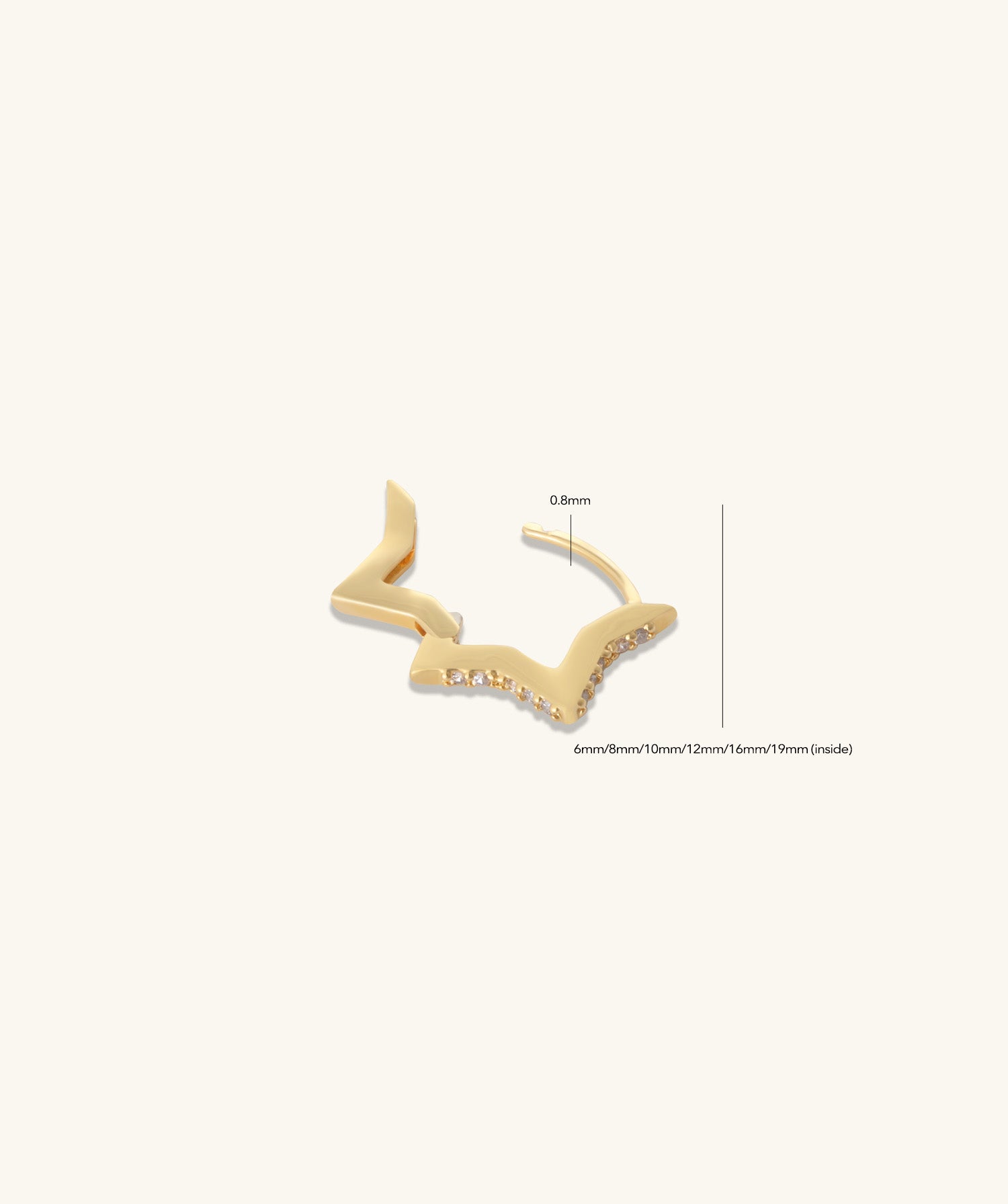Star Helix Hoop
