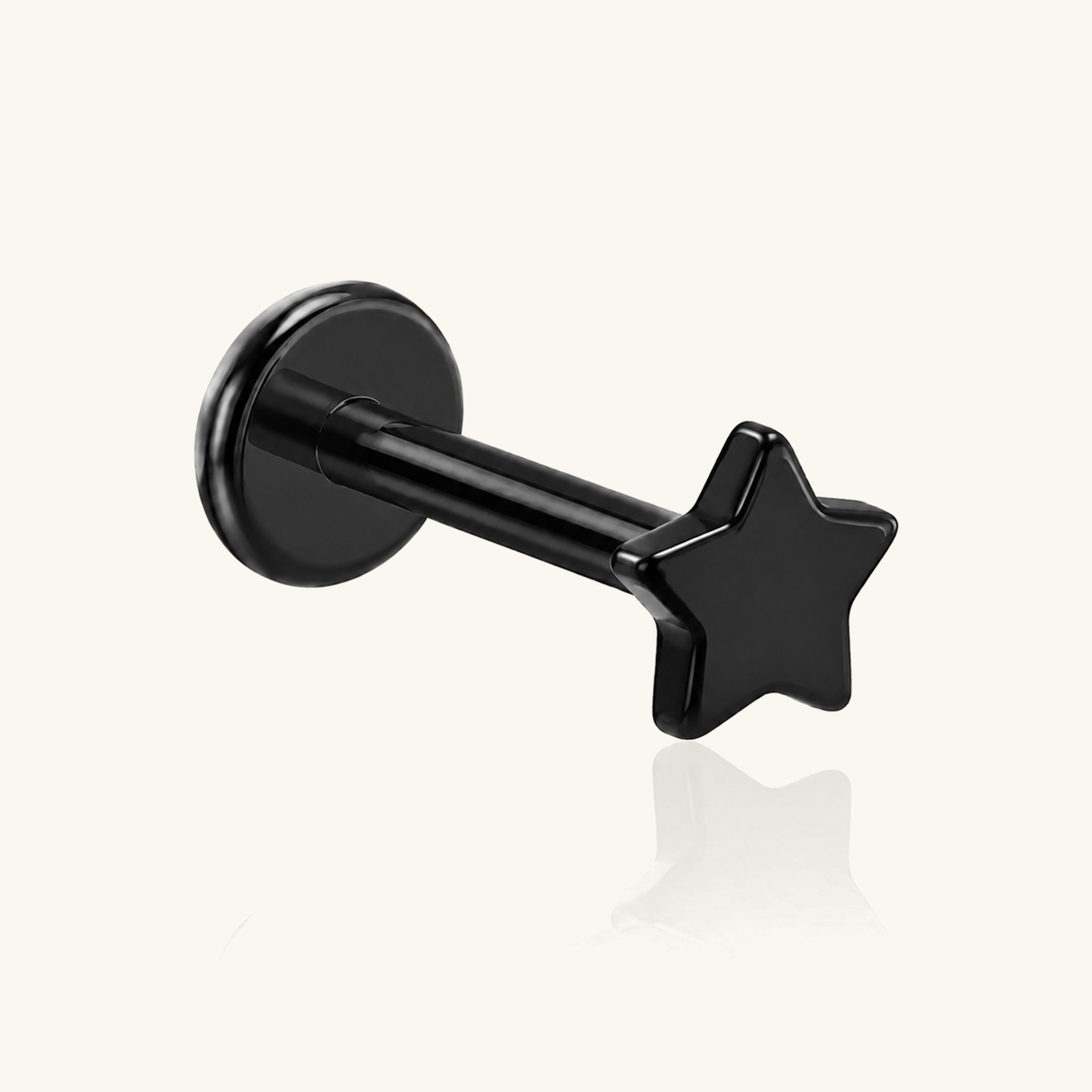 Titanium Star Stud